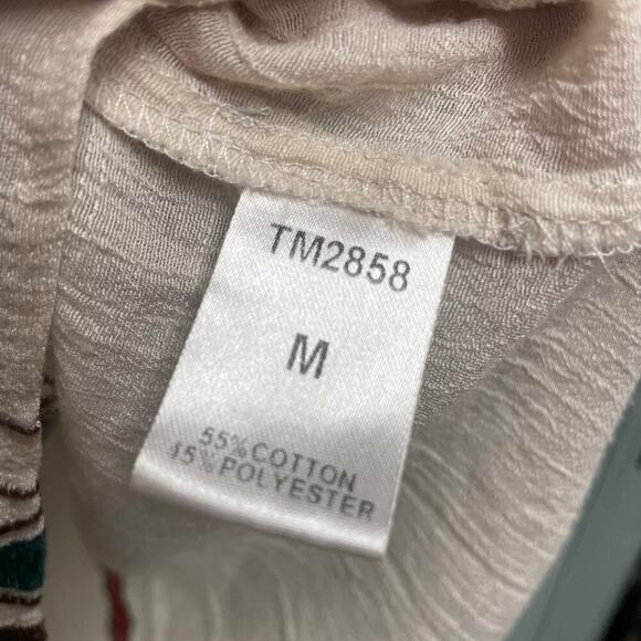 THML Lightweight Top Size Medium Aztec Multi Pattern Anthropologie Womens - Picture 3 of 5